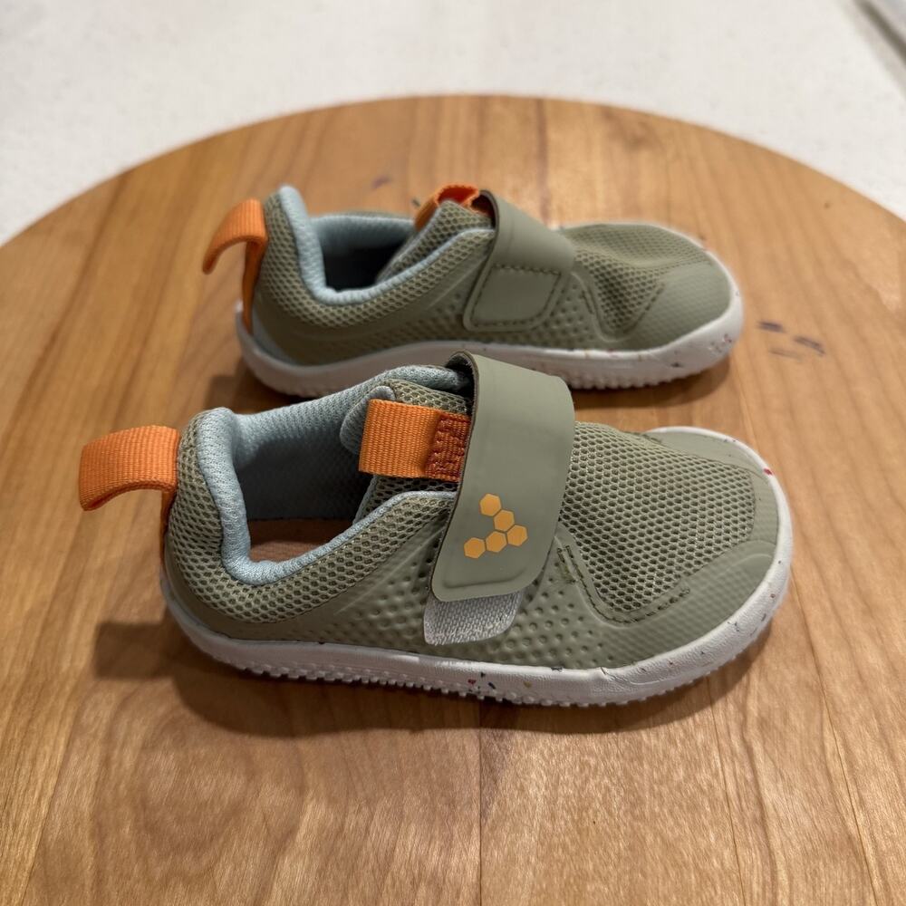 Vivobarefoot Shoes Toddler EU 22 Primus Sport III Preschool in Glacial Green